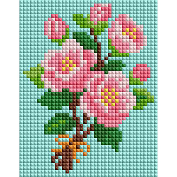 Minigem® :Pink Camellia Bouquet - Forever Young®️ DIY - 