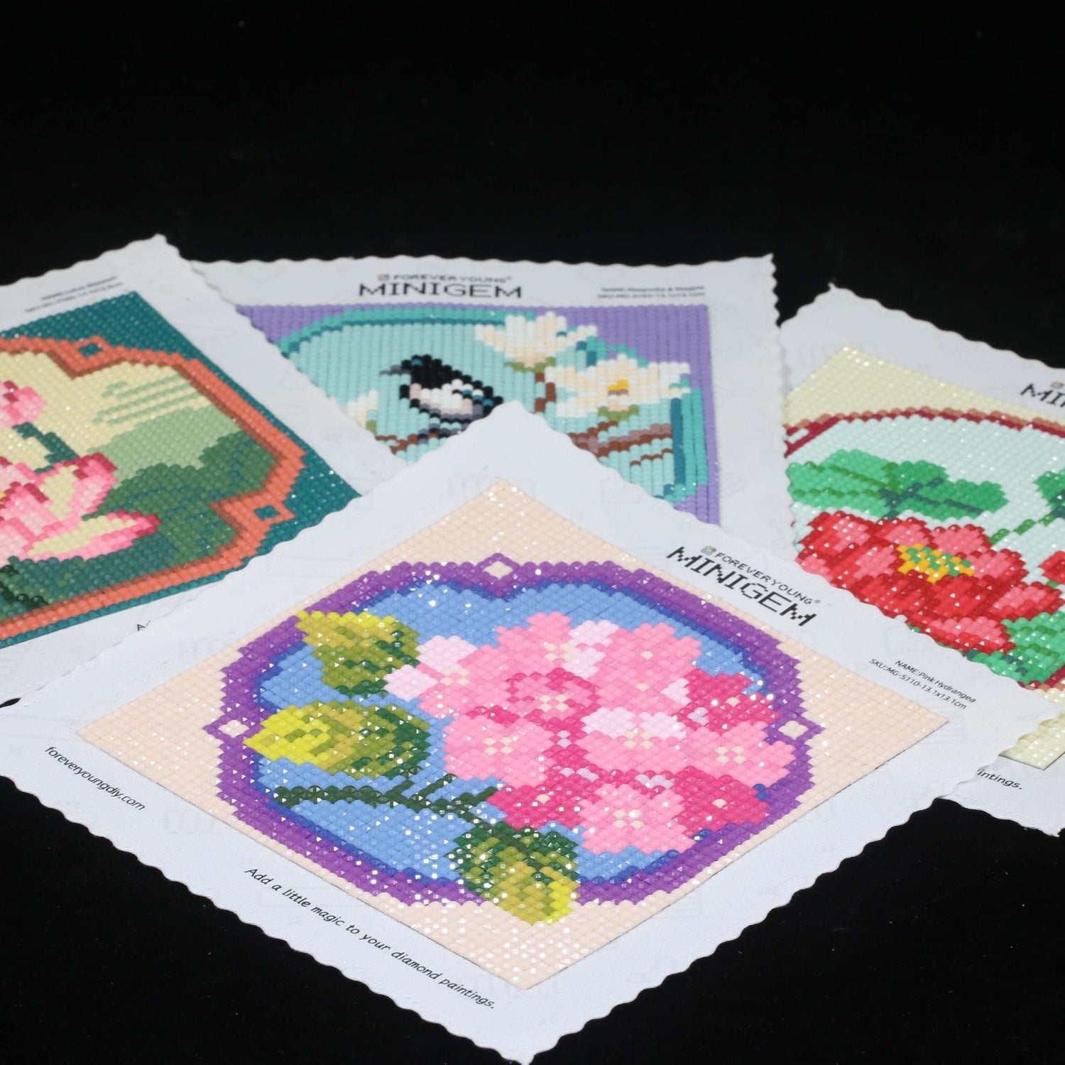 Minigem® :Pink Hydrangea - Forever Young®️ DIY - 