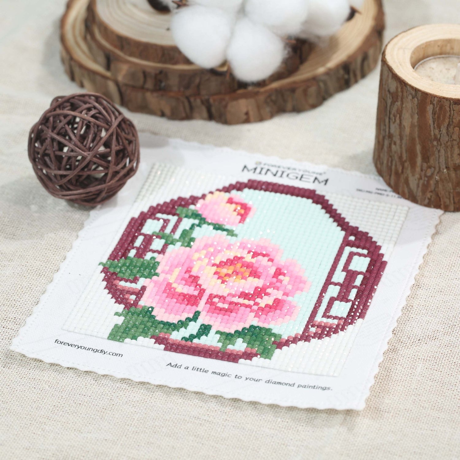 Minigem® :Pink Peony - Forever Young®️ DIY - 