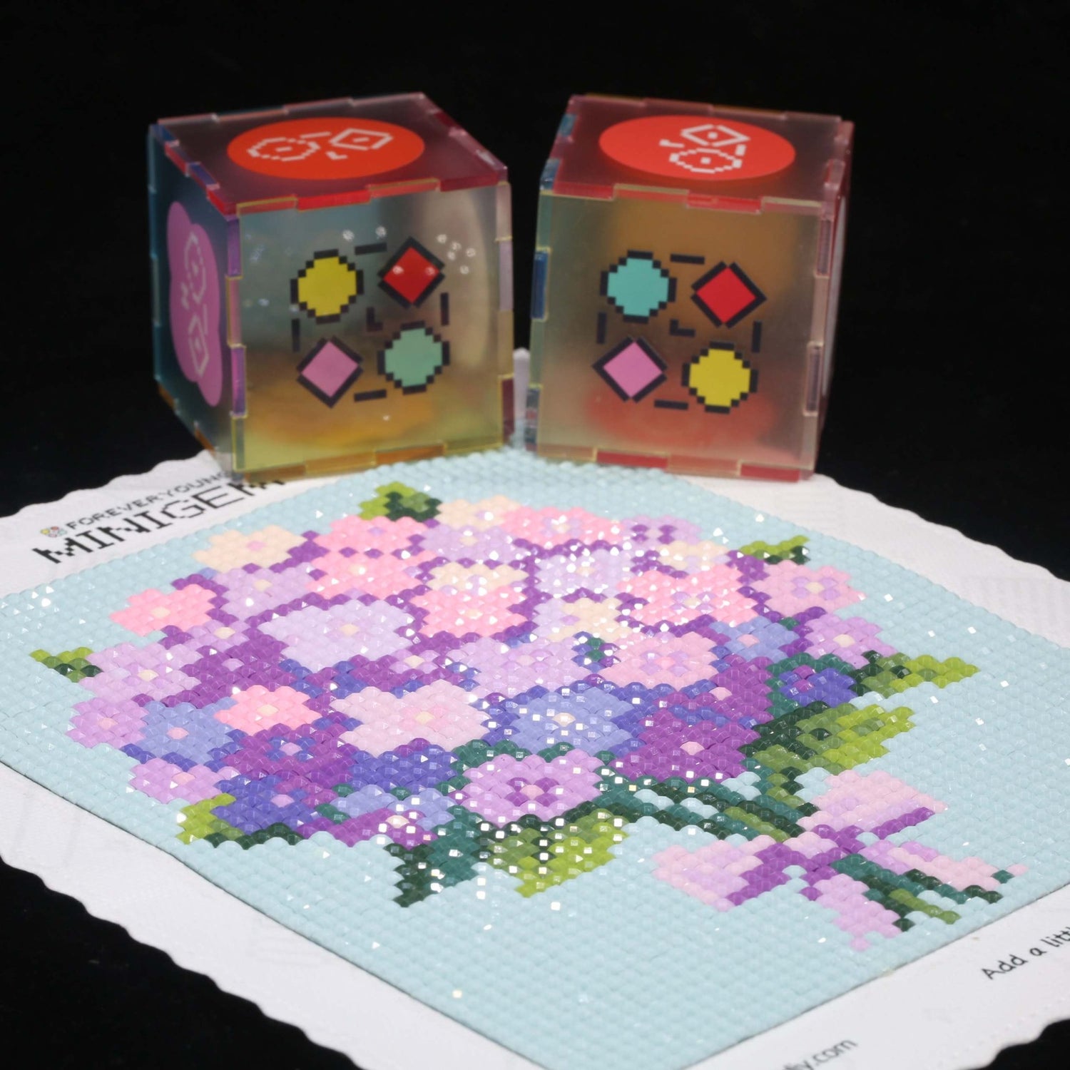 Minigem® :Purple Hydrangea - Forever Young®️ DIY - 