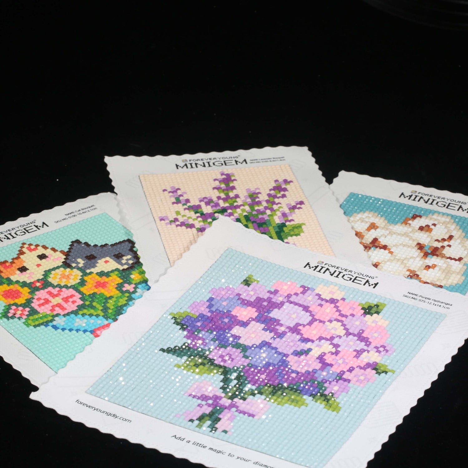 Minigem® :Purple Hydrangea - Forever Young®️ DIY - 
