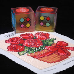 Minigem® :Red Rose Basket - Forever Young®️ DIY - 