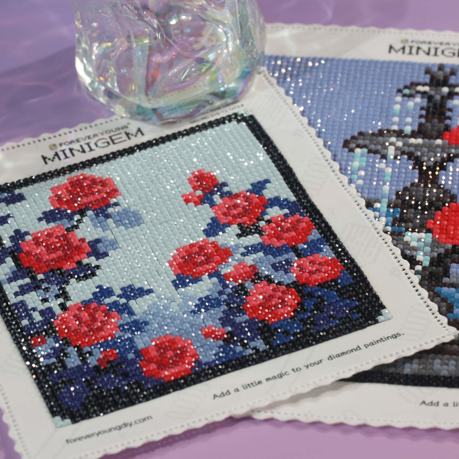 Minigem® :Red Rose Garden - Forever Young®️ DIY - 
