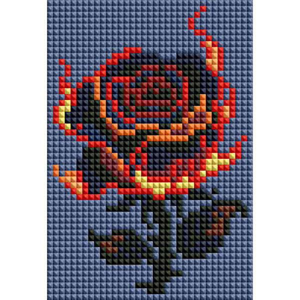 Minigem® :Scorching Night Rose - Forever Young®️ DIY - 