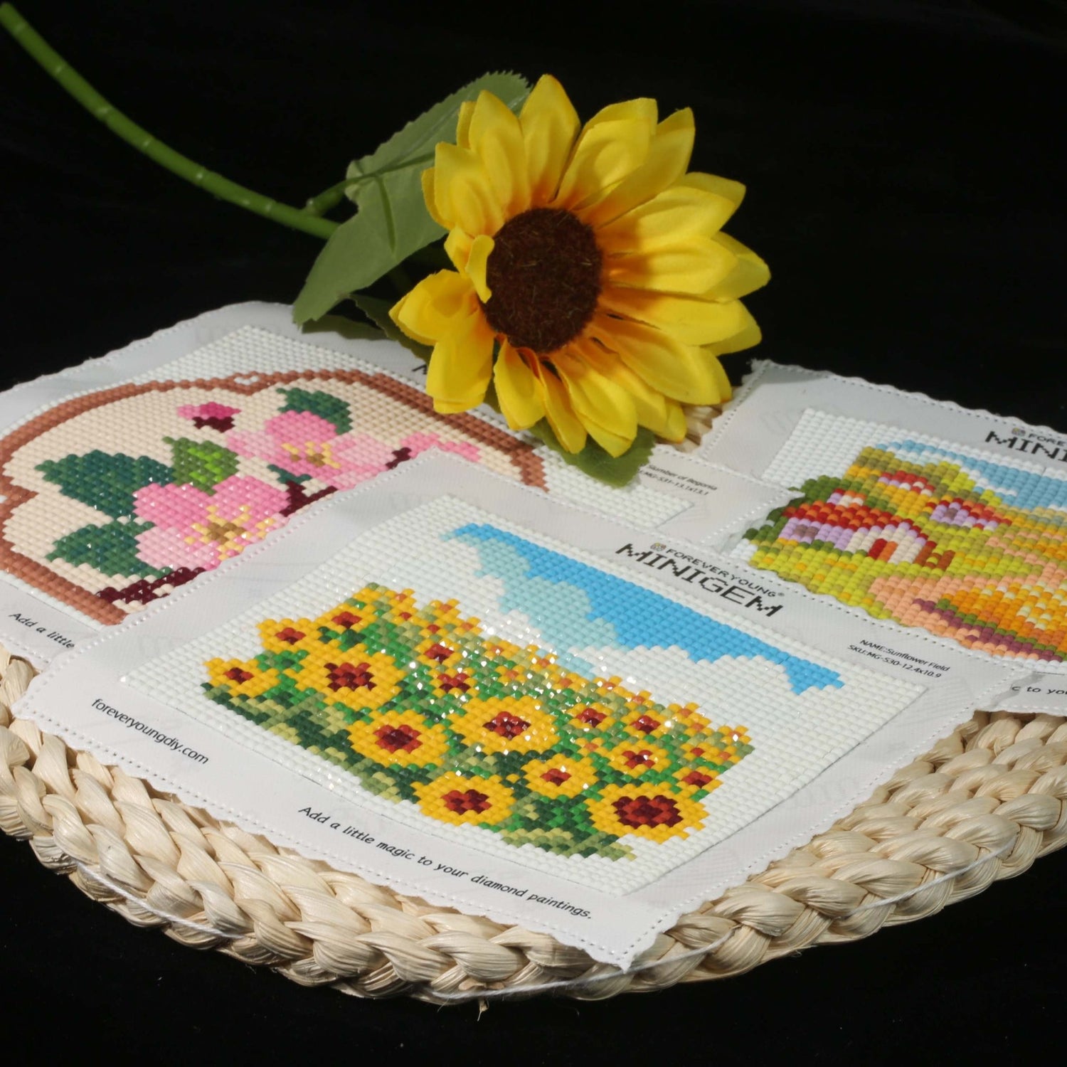Minigem® :Sunflower Field - Forever Young®️ DIY - 