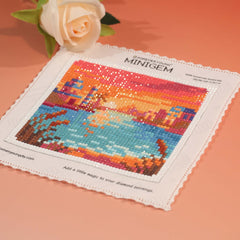 Minigem® :Sunset over Ancient Nile - Forever Young®️ DIY - 
