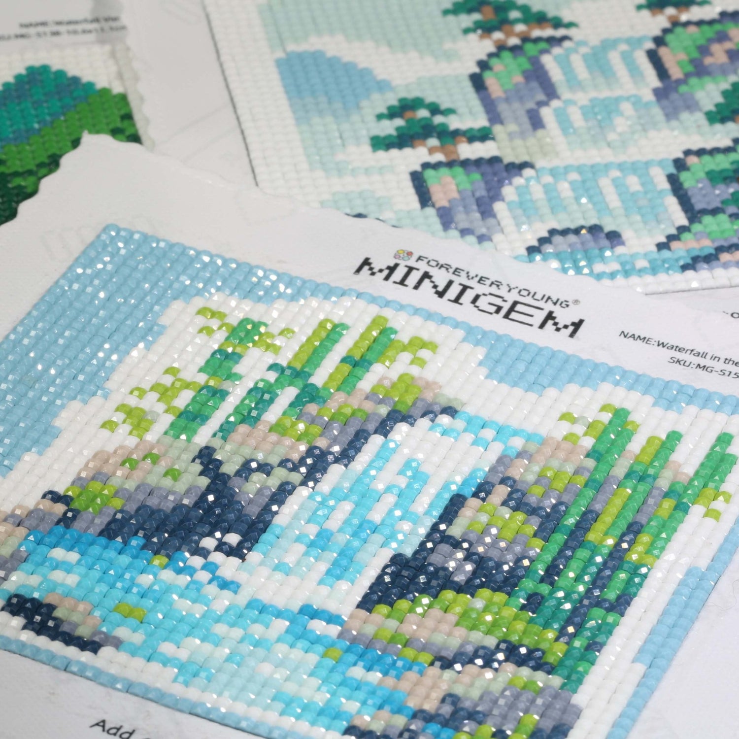 Minigem® :Waterfall in the Bamboo Grove - Forever Young®️ DIY - 