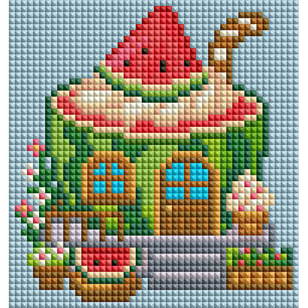 Minigem® :Watermelon Dessert House - Forever Young®️ DIY - 
