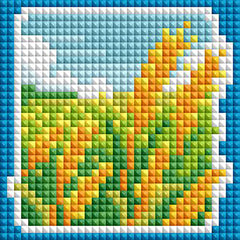Minigem® :Wheat Field Scene - Forever Young®️ DIY - 