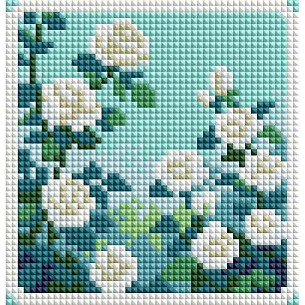 Minigem® :White Rose Garden - Forever Young®️ DIY - 