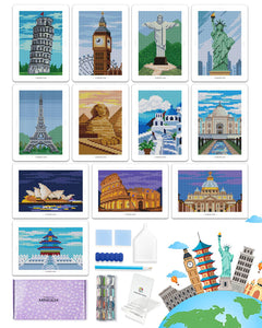 Minigem® :World - Famous Landmark - Forever Young®️ DIY - 