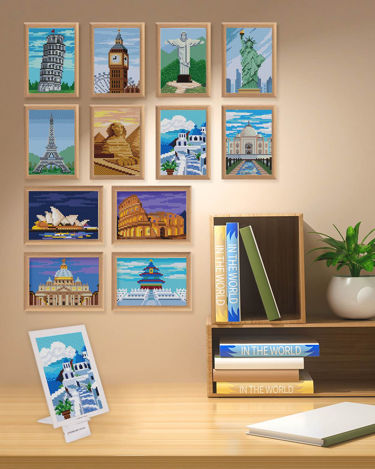 Minigem® :World - Famous Landmark - Forever Young®️ DIY - 