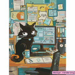 Office Feline - Forever Young®️ DIY - 