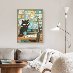 Office Feline - Forever Young®️ DIY - 