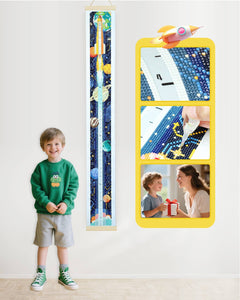 Rocket Height Chart 52.3 x 5.1 Inch - Forever Young®️ DIY - 