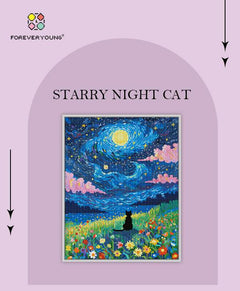 Starry Night Cat - Forever Young®️ DIY - 