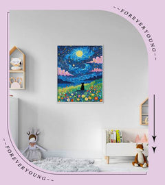 Starry Night Cat - Forever Young®️ DIY - 
