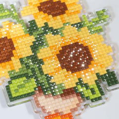 Sunflower Bouquet Acrylic Diamond Art Display Stand - Forever Young®️ DIY - 