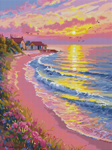 Sunset Pink Beach - Forever Young®️ DIY - 