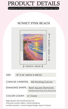 Sunset Pink Beach - Forever Young®️ DIY - 