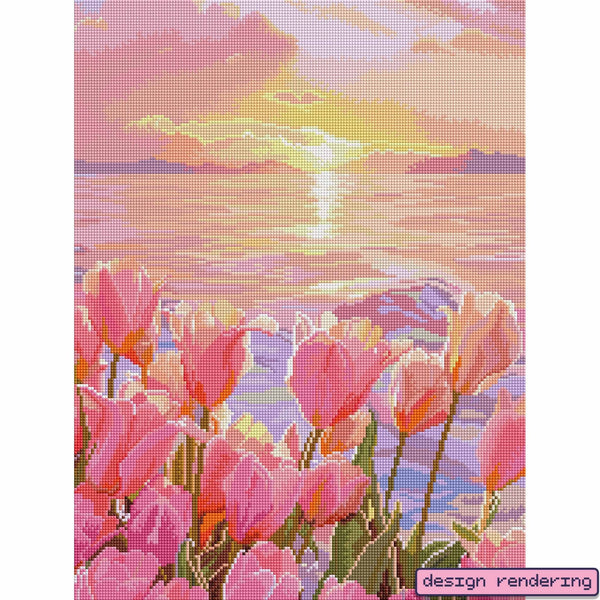 Sonnenuntergang Tulpen 
