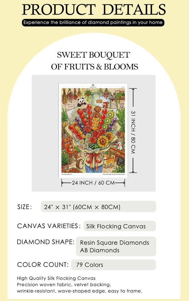 Sweet Bouquet of Fruits & Blooms - Forever Young®️ DIY - 