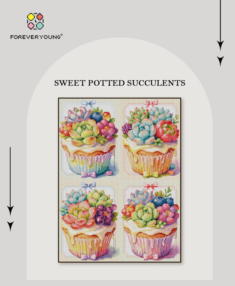 Forever Young®️ DIY - Sweet Potted Succulents