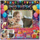 Birthday Custom Diamond Painting from Photo, Happy Birthday DIY Personalized Diamond Art Painting Kits