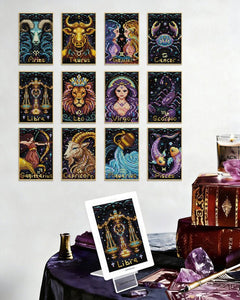 Forever Young®️ DIY - Zodiac Diamond Painting 12PCS DIY Kit