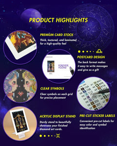 Forever Young®️ DIY - Zodiac Diamond Painting 12PCS DIY Kit
