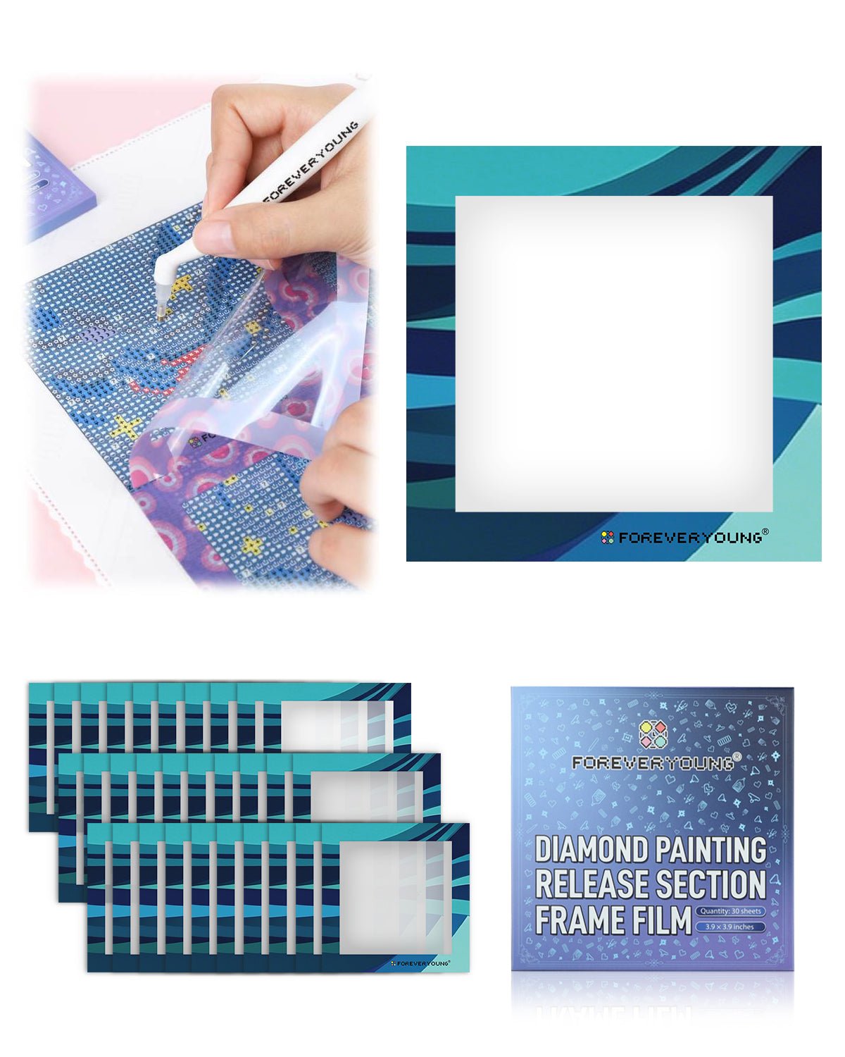 Forever Young®️ DIY - ZoneMaster 1 (Classic & Nostalgic)-Diamond Painting Reusable Release Paper Sheets