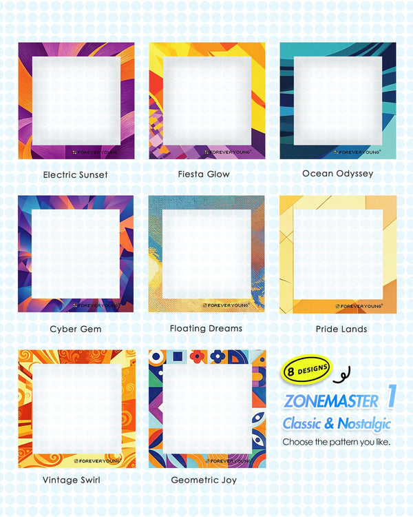 Forever Young®️ DIY - ZoneMaster 1 (Classic & Nostalgic)-Diamond Painting Reusable Release Paper Sheets