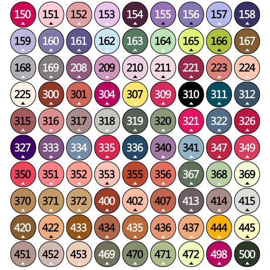Perles rondes DMC 1 sac (2000 pièces) couleur n°150-500 