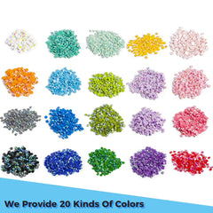 20 Colors Round AB Diamond Painting Beads - Forever Young®️ DIY - 