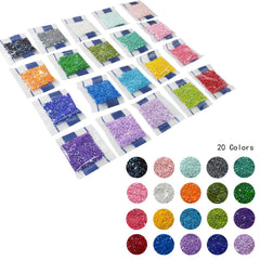 20 Colors Round AB Diamond Painting Beads - Forever Young®️ DIY - 