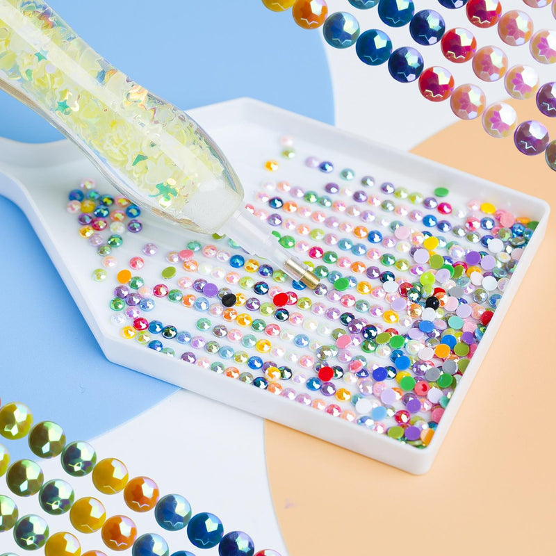 20 Colors Round AB Diamond Painting Beads