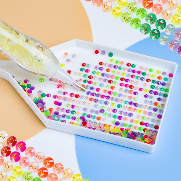 20 Colors Round Jelly Glitter Beads for Diamond Painting - Forever Young®️ DIY - 