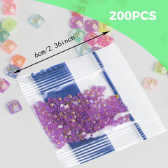20 Colors Square Glitter Beads for Diamond Painting - Forever Young®️ DIY - 