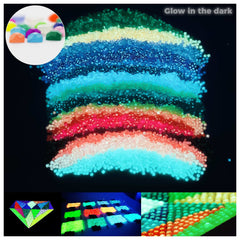 20 Colors Square Glow in the Dark Diamond Painting Beads - Forever Young®️ DIY - 