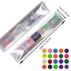 20 Colors Square Glow in the Dark Diamond Painting Beads - Forever Young®️ DIY - 