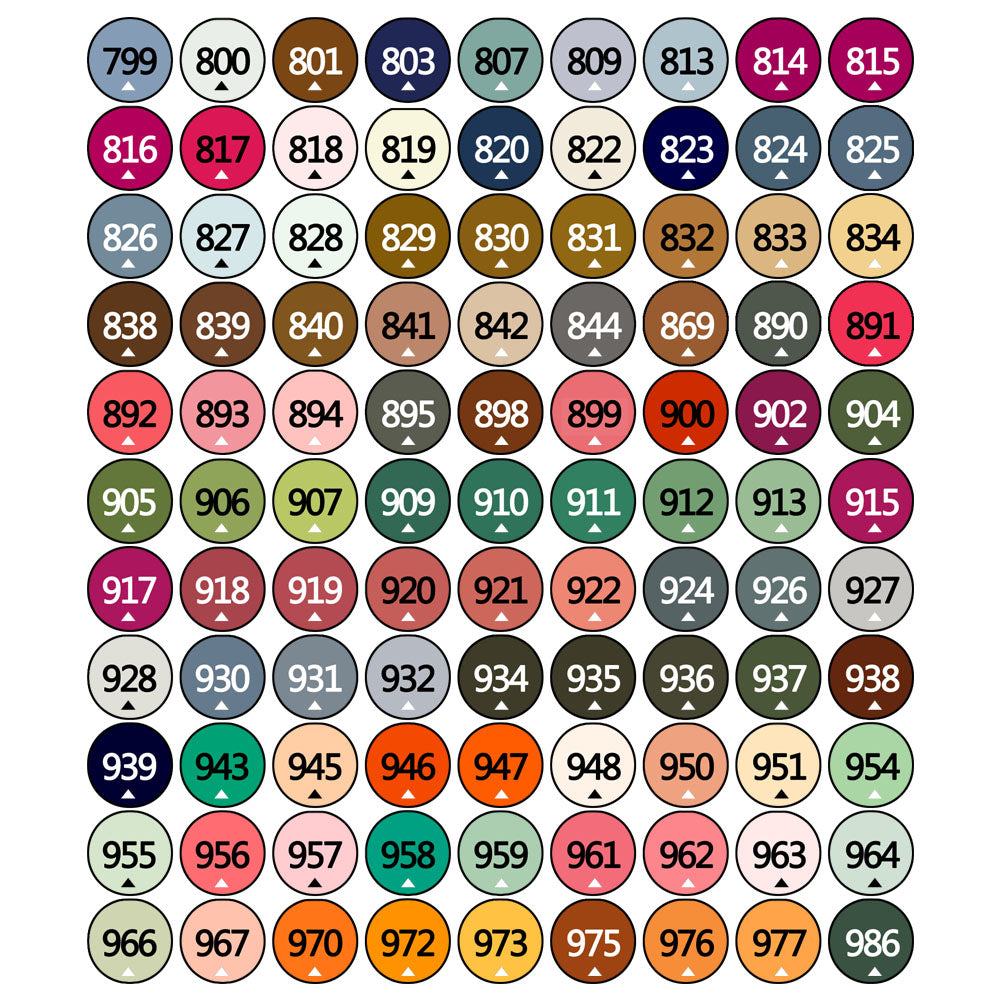 Perles rondes DMC 1 sac (2000 pièces) couleur n°799-986 