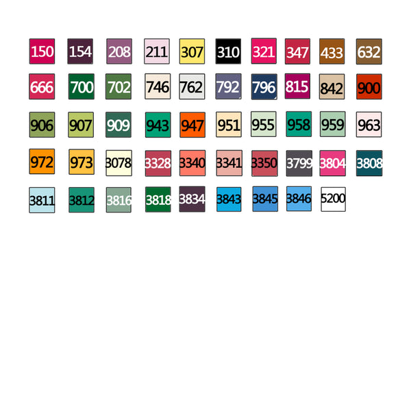 Square Crystal Rhinestones 1 Bag(2000pcs) Single Color No.310.900.5200