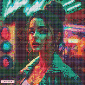 Girl in Neon Wolrd