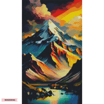 Mountain-Crystal Diamond Painting