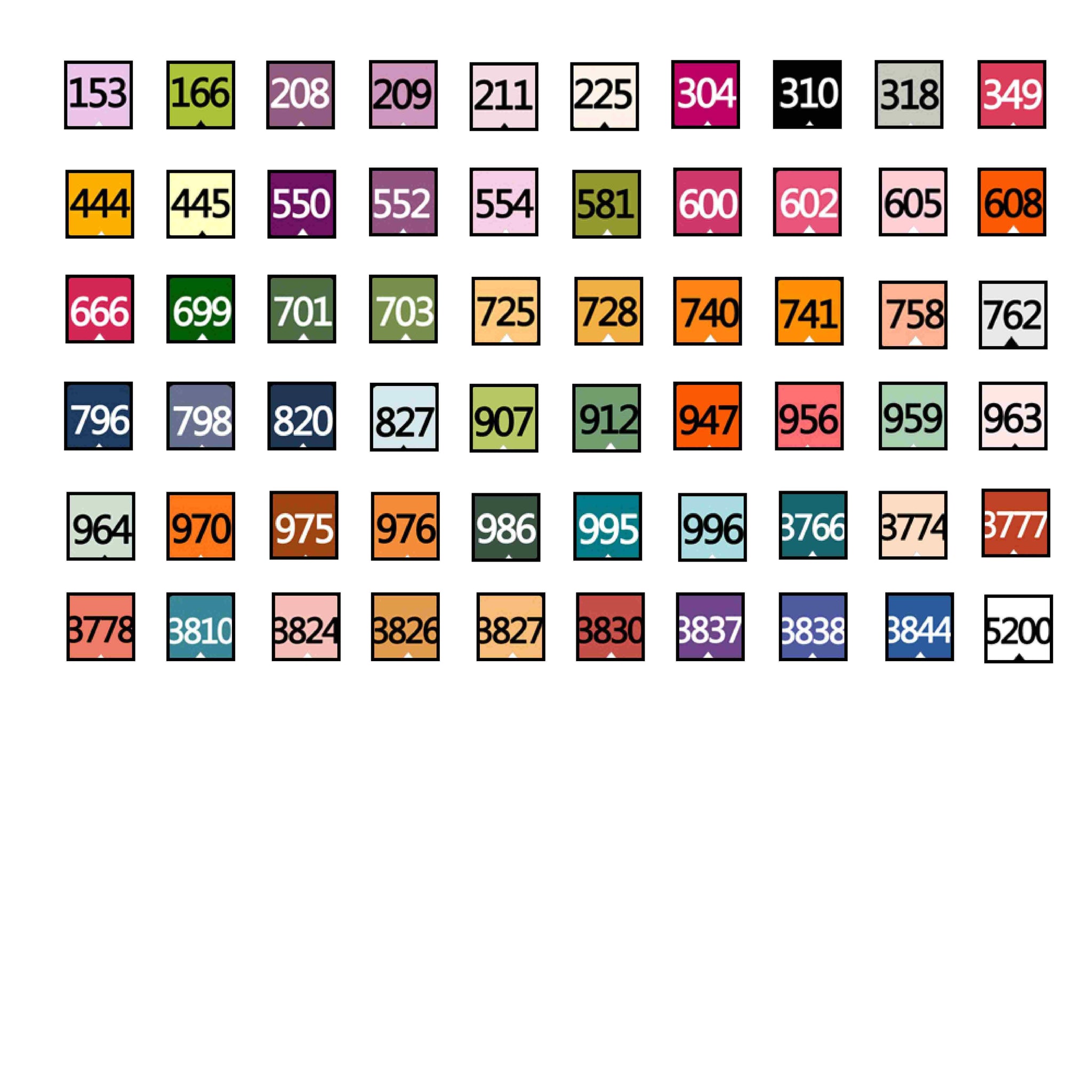 Square AB Beads 1 Bag (2000pcs) Single Color