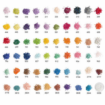 Perles rondes AB 1 sac (2000 pièces) couleur unique