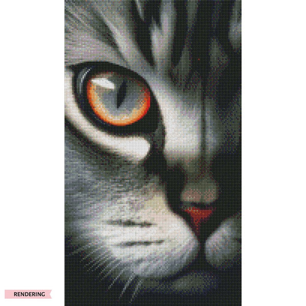 Eye of Cat | Cat, Cats & Kitten Mystic Diamond Art Decor