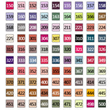 Quadratische DMC-Perlen, 1 Beutel (2000 Stück), Farbe Nr. 150-500 